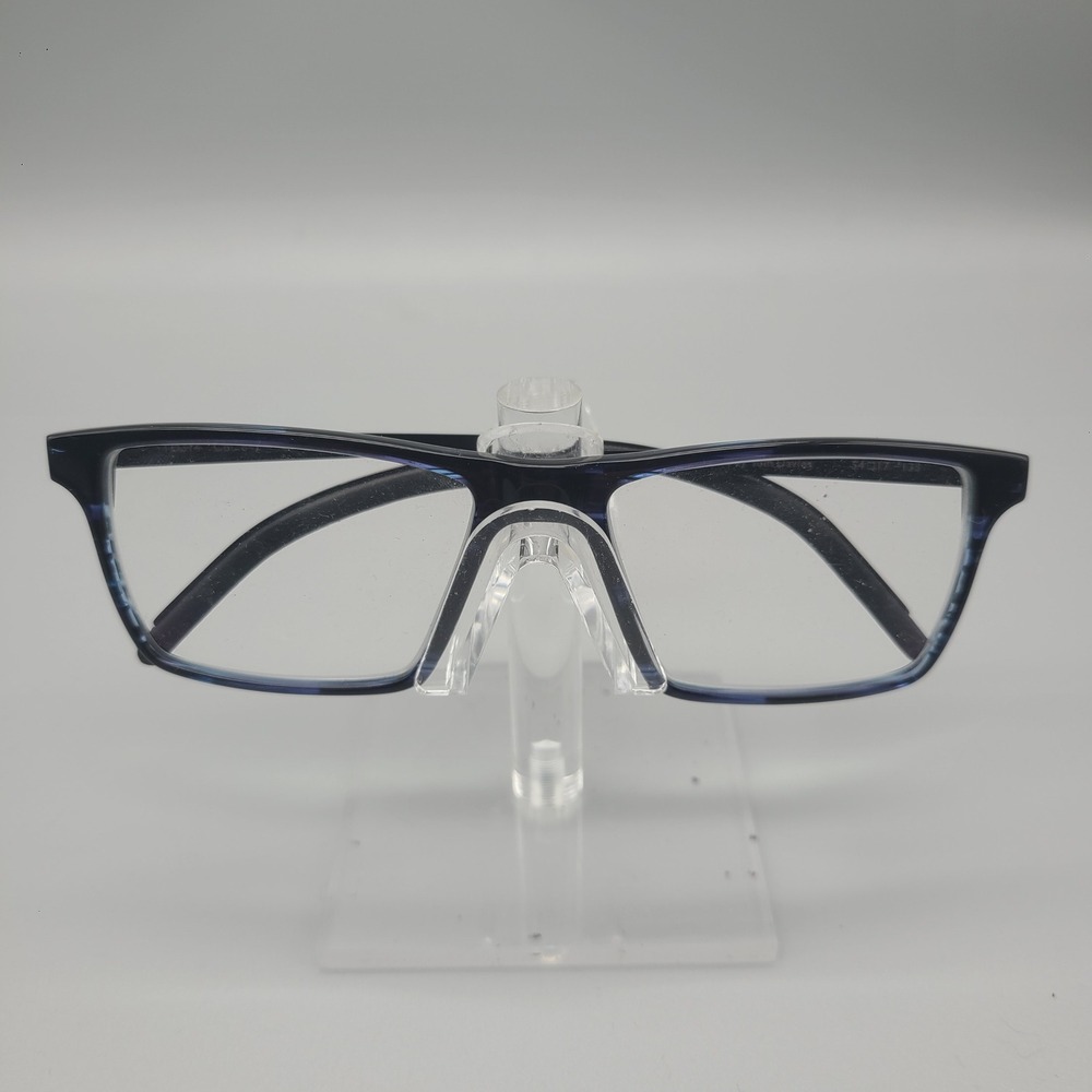 Tom Davies TD314 Col 842 Handmade Eyeglass Frames Blue Black 54-17-135